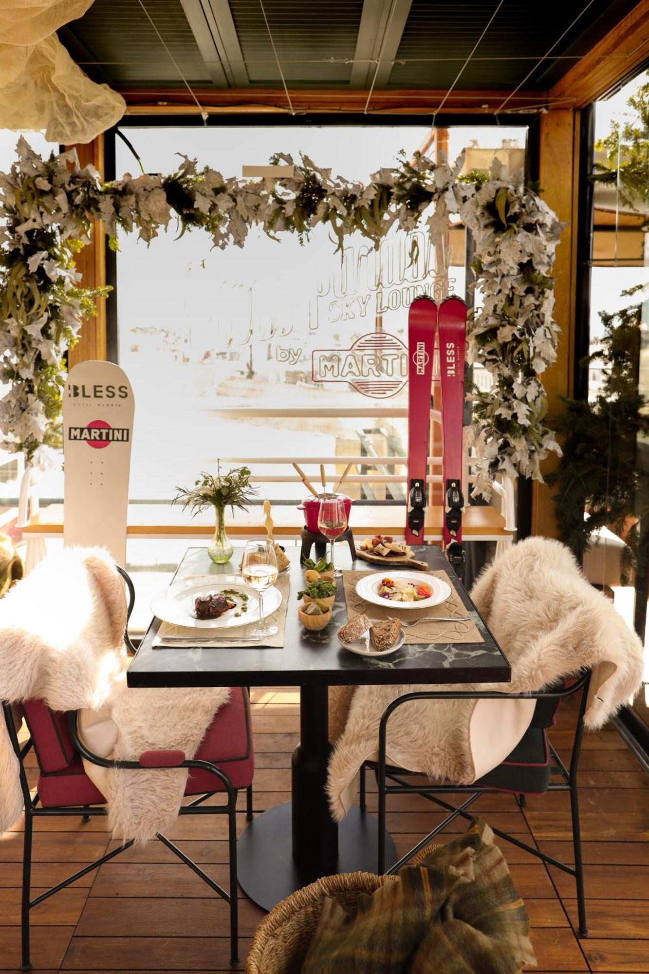 Bless Hotel Madrid - The Leading Hotels Of The World Bagian luar foto Restaurant in Courchevel